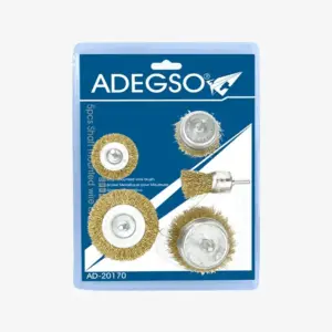 Shaft Mounted Wire Brush Set